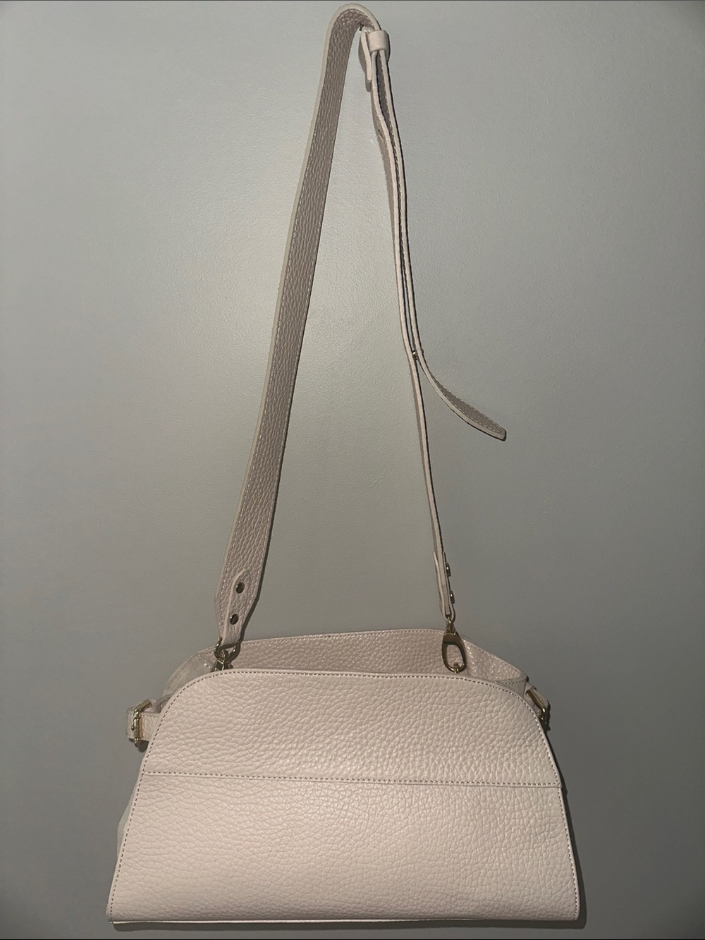 Anna Paola Italian Leather Purse Shoulder Crossbody Bag